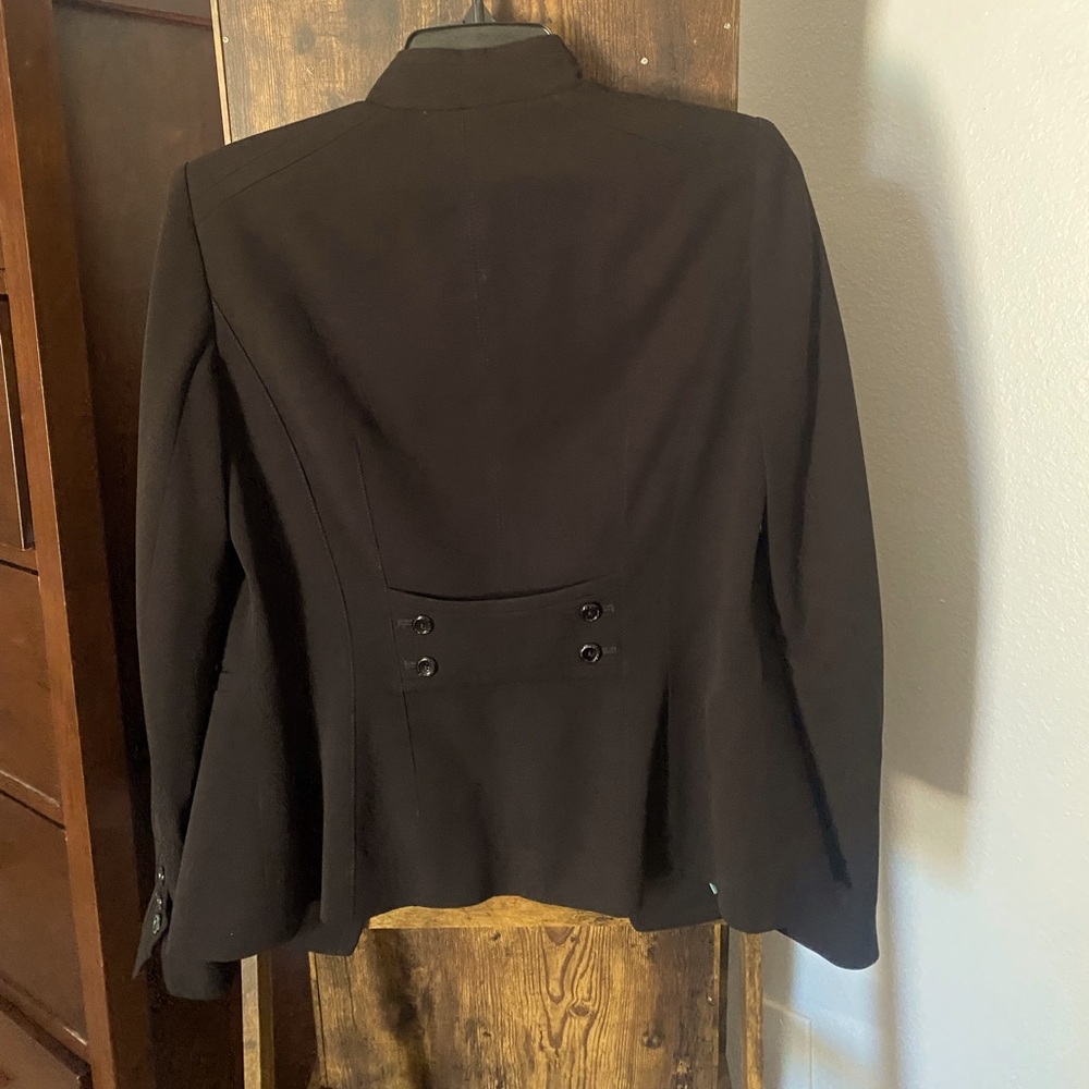 White House Black Market Collarless Blazer with Pockets